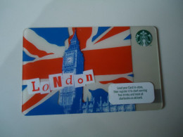 UNITED KINGDOM CARDS CAFE  STARBUCKS LONDON - Otros & Sin Clasificación