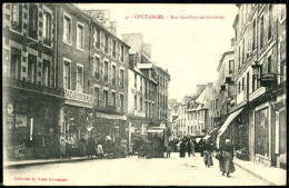 50 COUTANCES - Rue Geoffroy De Montbray  - TB - Coutances