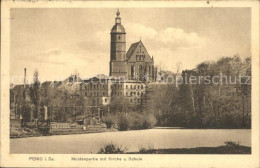 42293897 Penig Muldenpartie Mit Kirche Und Schule Penig - Penig