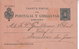 E.POSTAL Nº 43 1911 PORTUGAL Y GIBRALTAR - 1850-1931