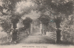 SCEY SUR SAONE ENTREE DU CHATEAU 1917 TBE - Scey-sur-Saône-et-Saint-Albin