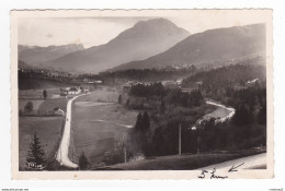 73 LESCHERAINES Vers Le Châtelard Le Pont Le Chéran Monts Margériaz Et Rosannaz En 1952 - Le Chatelard