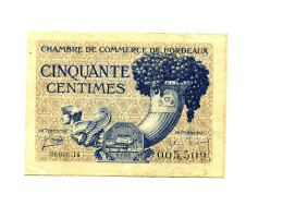 50 Centimes Chambre De Commerce Bordeaux - Chambre De Commerce