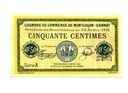 50 Centimes Chambre De Commerce Montluçon-Gannat - Chambre De Commerce