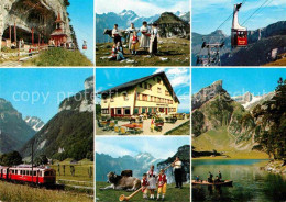 12760483 Ebenalp Berggasthaus Seepartie Seilbahn Tracht Ebenalp - Andere & Zonder Classificatie