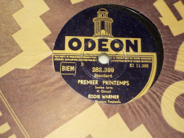 DISQUE 78 TOURS SAMBA ET BOLERO DE  EDDIE WARNER 1953 - 78 Rpm - Gramophone Records