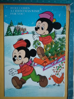 KOV 497-8 - Disney, Mickey Mouse, Souris, Bonne Annee, New Year - Disneyland