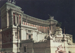 CARTOLINA  ROMA,LAZIO-ALTARE DELLA PATRIA (NOTTURNO)-STORIA,MEMORIA,CULTURA,IMPERO ROMANO,BELLA ITALIA,NON VIAGGIATA - Altare Della Patria