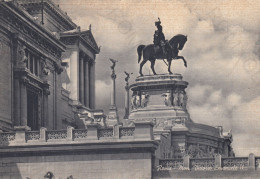 CARTOLINA  ROMA,LAZIO-MONUMENTO A VITTORIO EMANUELE II°-STORIA,MEMORIA,CULTURA,RELIGIONE,BELLA ITALIA,VIAGGIATA 1958 - Altare Della Patria