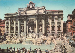 CARTOLINA  ROMA,LAZIO-FONTANA DI TREVI-STORIA,MEMORIA,CULTURA,RELIGIONE,IMPERO ROMANO,BELLA ITALIA,NON VIAGGIATA - Fontana Di Trevi