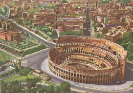 CARTOLINA  ROMA,LAZIO-IL COLOSSEO-MEMORIA,CULTURA,RELIGIONE,IMPERO ROMANO,CRISTIANESIMO,BELLA ITALIA,NON VIAGGIATA - Colosseum