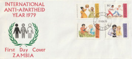 Zambia - 1979 - FDC - International Anti-Apartheid Year (1978) - Zambia (1965-...)