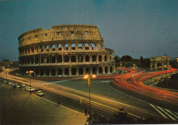 CARTOLINA  ROMA,LAZIO-COLOSSEO E ARCO DI COSTANTINO-MEMORIA,CULTURA,RELIGIONE,CRISTIANESIMO,BELLA ITALIA,NON VIAGGIATA - Colosseum