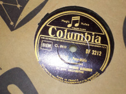 DISQUE VYNIL 78 TOURS PASO DOBLE ET VALSE ACCORDEON MAURICE ALEXANDER 1947 - 78 Rpm - Gramophone Records