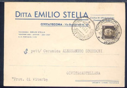 §38 CIVITAVECCHIA , COMMERCIALE DITTA EMILIO STELLA - Civitavecchia