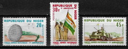 Niger 1966 MiNr. 132 - 134  National Armed Forces Militaria 3v MNH** 2.00 € - Niger (1960-...)