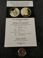 NATIONAL PARKS QUARTER DOLLAR 2014 P FLORIDE EVERGLADES / CUPRONICKEL DORURE OR 24 CARATS / USA / + CERTIFICAT - 2010-...: National Parks