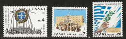 Grèce 1977 N°Y.T. : 1252 à 1254 ** - Unused Stamps