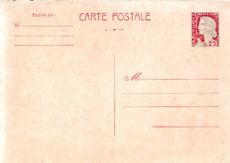 FRANCE / ENTIER POSTAL / CARTE POSTALE 1263-CP1 NEUVE * * - Standaardpostkaarten En TSC (Voor 1995)
