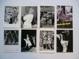 Lot De 8 Cartes Postales  MARYLIN  MONROE - Femmes Célèbres