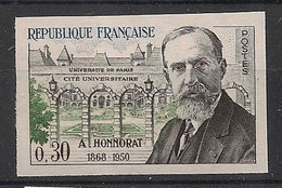 FRANCE - 1960 - N°YT. 1277a - André Honnorat - VARIETE Non Dentelé / Imperf. - Neuf Luxe ** / MNH - 1951-1960