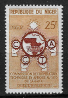 Niger 1960 MiNr. 14 Technical Cooperation In Sub-Saharan Africa (CCTA) 1v  MNH ** 1.00 € - Niger (1960-...)