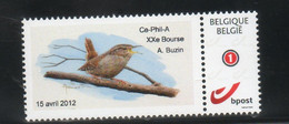 Duostamp / Mystamp : Buzin - Troglodyte Mignon - Ce-Phil-A (Auvelais) - Timbre Autocollant - 2012 - Autres & Non Classés