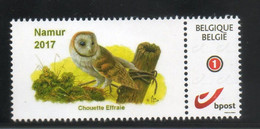 Duostamp / Mystamp : Buzin - Chouette Effraie - Quinzaine De La Nature - Namur 2017 - Sonstige & Ohne Zuordnung