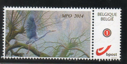 Duostamp / Mystamp : Buzin - MPO - Héron Cendré - 2014 - Sonstige & Ohne Zuordnung