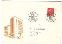 Finlande - Lettre De 1966 - Oblit Helsinki - Exp Vers Assebroek - - Brieven En Documenten