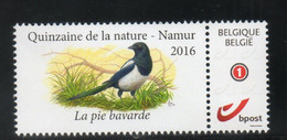 Duostamp / Mystamp : Buzin - La Pie Bavarde - Quinzaine De La Nature - Namur 2016 - Otros & Sin Clasificación