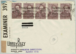 Argentinien / Argentina 1942, Briefausschnitt Buenos Aires - Schweiz, Pflanzenschutz / Plant Protection, Zensur / Censor - Briefe U. Dokumente