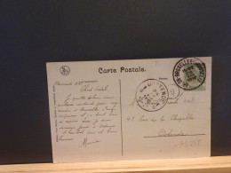 103/805   CP  BELGE POUR OOSTENDE OBL. AMB. ARLON-BRUXELLES  1912 - Ambulante Stempels