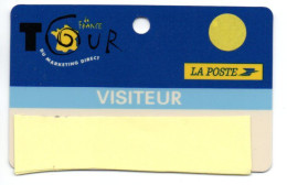Carte Salon Badge LA POSTE TOUR DE FRANCE Card FRANCE Karte (F 623) - Ausstellungskarten