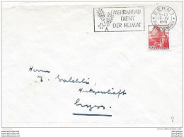 76 - 35 - Enveloppe Avec Oblit Mécanique "Mehranbau Dient Der Heimat 1941" - Portofreiheit