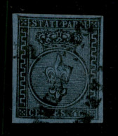 Antichi Stati Italiani - Parma - 1852 - 40 Cent (5) Usato - Cert. R. Diena - Otros & Sin Clasificación