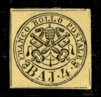 Antichi Stati Italiani - Stato Pontificio - 1864 - 5 Baj (5A) - Gomma Originale - Otros & Sin Clasificación