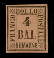 Antichi Stati Italiani - Romagne - 1859 - 4 Bai (5) - Gomma Originale - Diena - Altri & Non Classificati