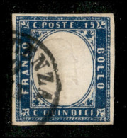 Regno - Vittorio Emanuele II - 1863 - 15 Cent (11) Usato A Piacenza - Andere & Zonder Classificatie