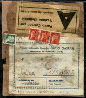 Regno - Vittorio Emanuele III - Involucro Di Plico Per Stampe In Contrassegno Da Morciano Di Romagna 9.3.46 A Bernalda A - Sonstige & Ohne Zuordnung