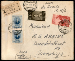 Regno - Vittorio Emanuele III - 10 Cent Spontini + 20 Cent Stradivari + Coppia 1,25 Lire Marconi (426/27 + 438) Su Racco - Other & Unclassified