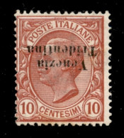 Occupazioni I Guerra Mondiale - Trentino-Alto Adige - 1918 - 10 Cent (22aa) Con Soprastampa Capovolta - Gomma Originale - Autres & Non Classés