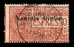 Occupazioni I Guerra Mondiale - Venezia Giulia - 1919 - 25 Cent (1) Usato - Otros & Sin Clasificación