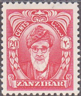 ZANZIBAR  SCOTT NO 233  MINT HINGED  YEAR  1952 - Zanzibar (...-1963)