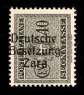 Occupazioni Straniere Di Territori Italiani - Occupazione Tedesca - Zara - 1943 - 40 Cent (6b) - Soprastampa Spostata A  - Sonstige & Ohne Zuordnung