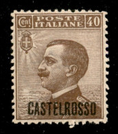 Colonie - Castelrosso - 1922 - 40 Cent Michetti (6) - Gomma Integra - Perfettamente Centrato - Other & Unclassified