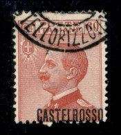 Colonie - Castelrosso - 1922 - 60 Cent (8 - Varietà) Usato - Soprastampa Spostata (in Basso A Destra) - Non Catalogato - Sonstige & Ohne Zuordnung