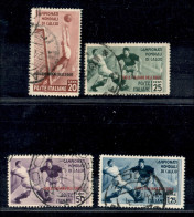 Colonie - Egeo - Emissioni Generali - 1934 - Calcio (75/78) - 4 Valori Usati - Other & Unclassified