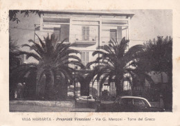 Cartolina Torre Del Greco ( Napoli ) Villa Mariarita - Via G.marconi - Torre Del Greco