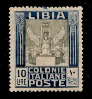 Colonie - Libia - 1921 - 10 Lire Pittorica (32) - Gomma Originale - Ben Centrato - Sonstige & Ohne Zuordnung